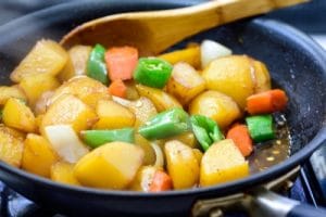 Korean soy braised potato