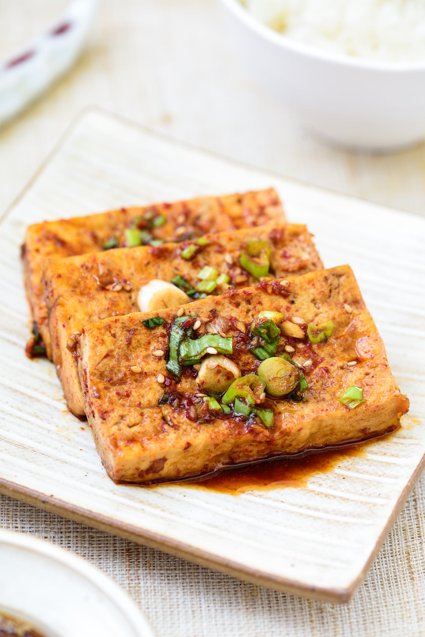 Dubu Jorim (Braised tofu) Recipe - Korean Bapsang