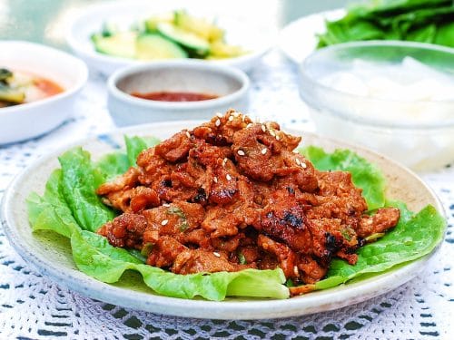 Belly Pork Spicy Korean Recipe Spicy Pork Belly Jeyuk Bokkeum