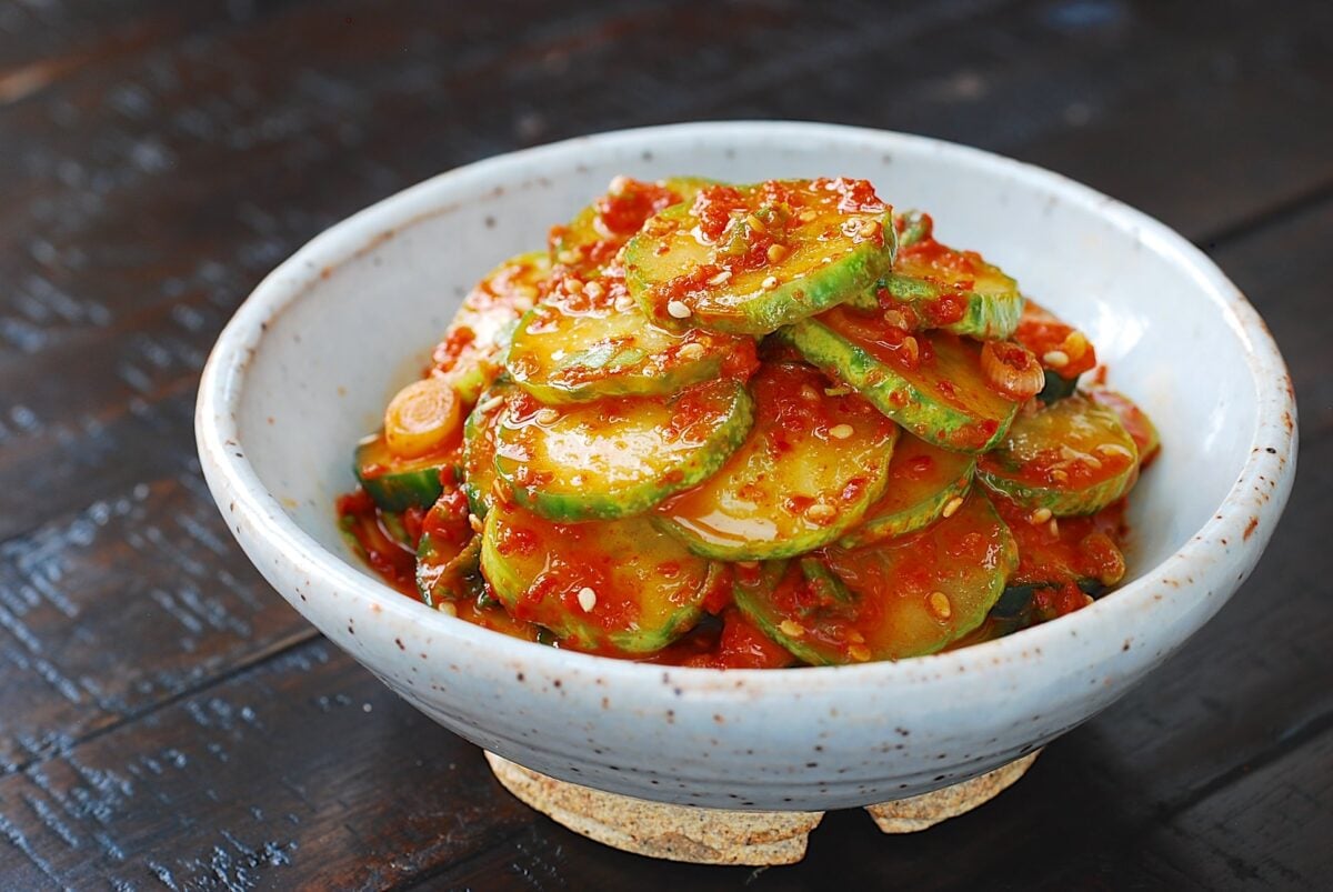 DSC 0294 1 e1742779138542 - Oi Muchim (Spicy Cucumber  Salad)