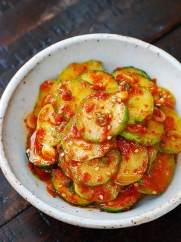 Spicy Cucumber Side Dish