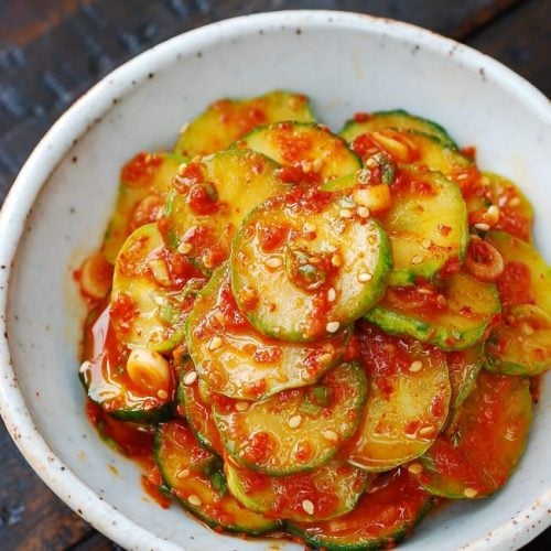 Spicy Cucumber Side Dish