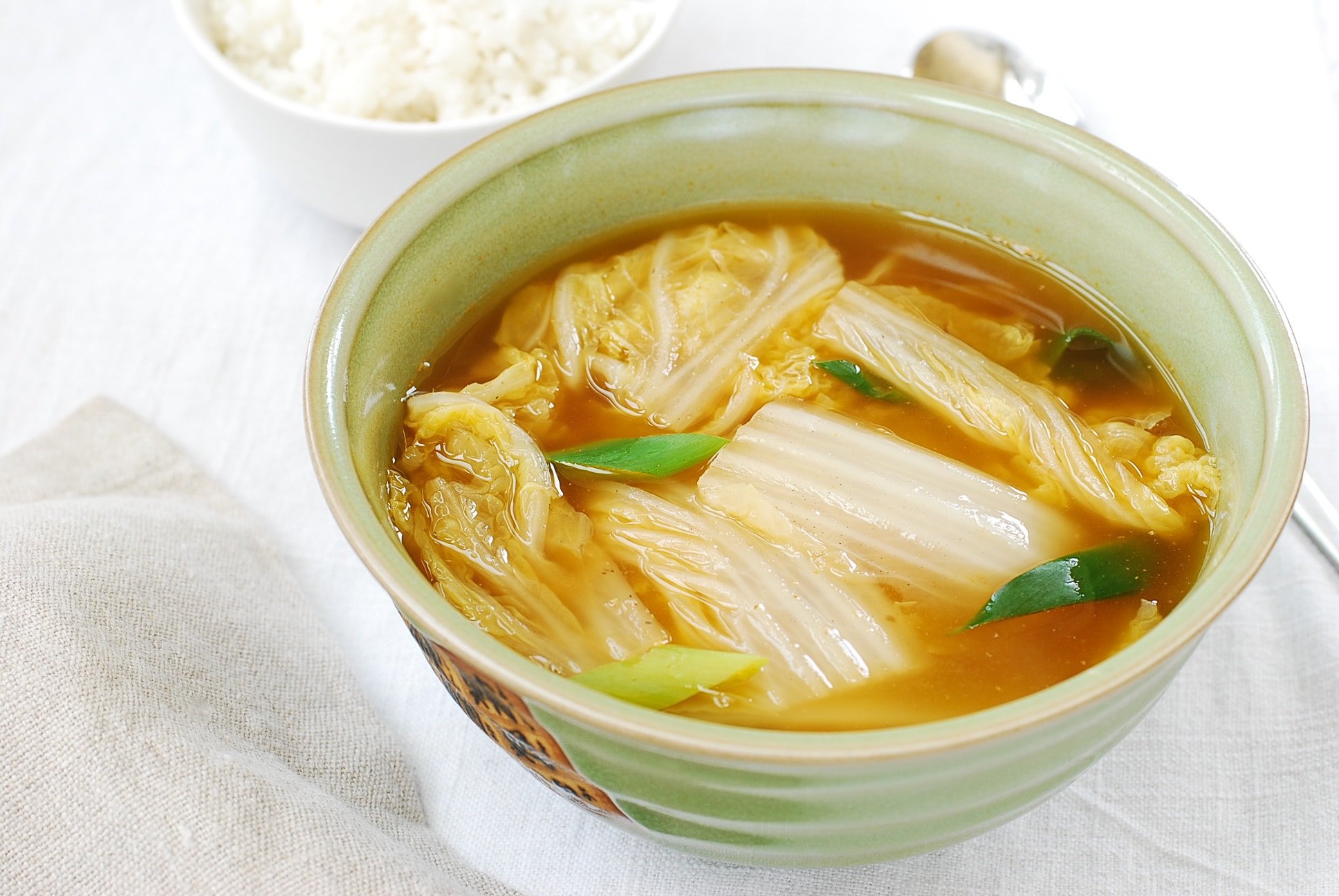 Baechu Doenjang Guk (Soybean Paste Soup) - Korean Bapsang