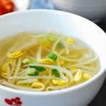 Soybean sprout soup recipe