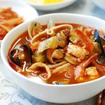 Korean-Chinese Spicy Noodle Soup