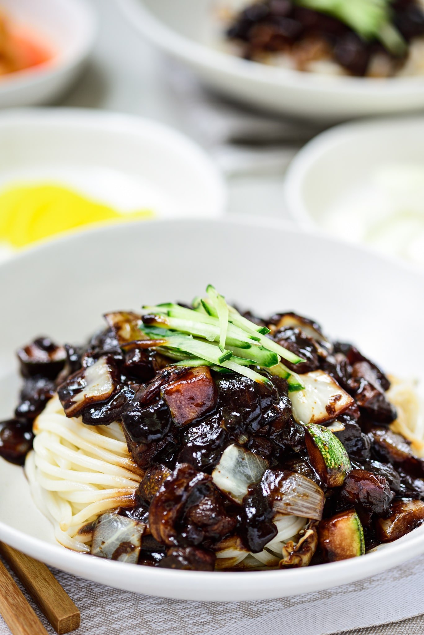 Jajangmyeon (spécialité coréenne) : Recette de Jajangmyeon