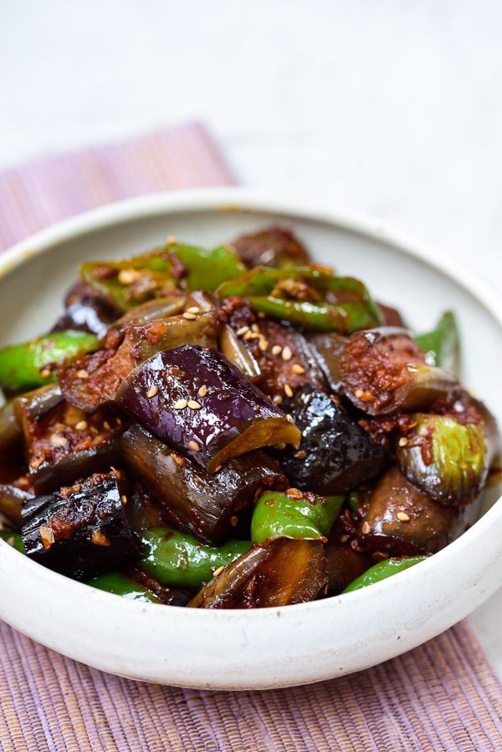 DSC1471 - Gaji Bokkeum (Spicy Stir-fried Eggplants)