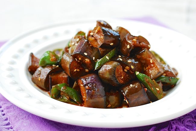 Gochujang Eggplant Recipe - Spicy Korean Eggplant Recipe