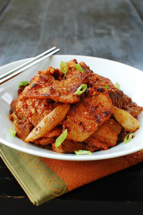 Belly Pork Spicy Korean Recipe Korean Pork Belly Recipes Gochujang