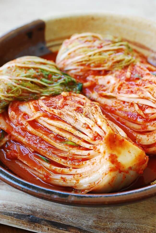 Korean Kimchi Recipe (Napa Cabbage Kimchi) - Korean Bapsang