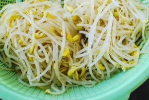 Soybean sprout side dish