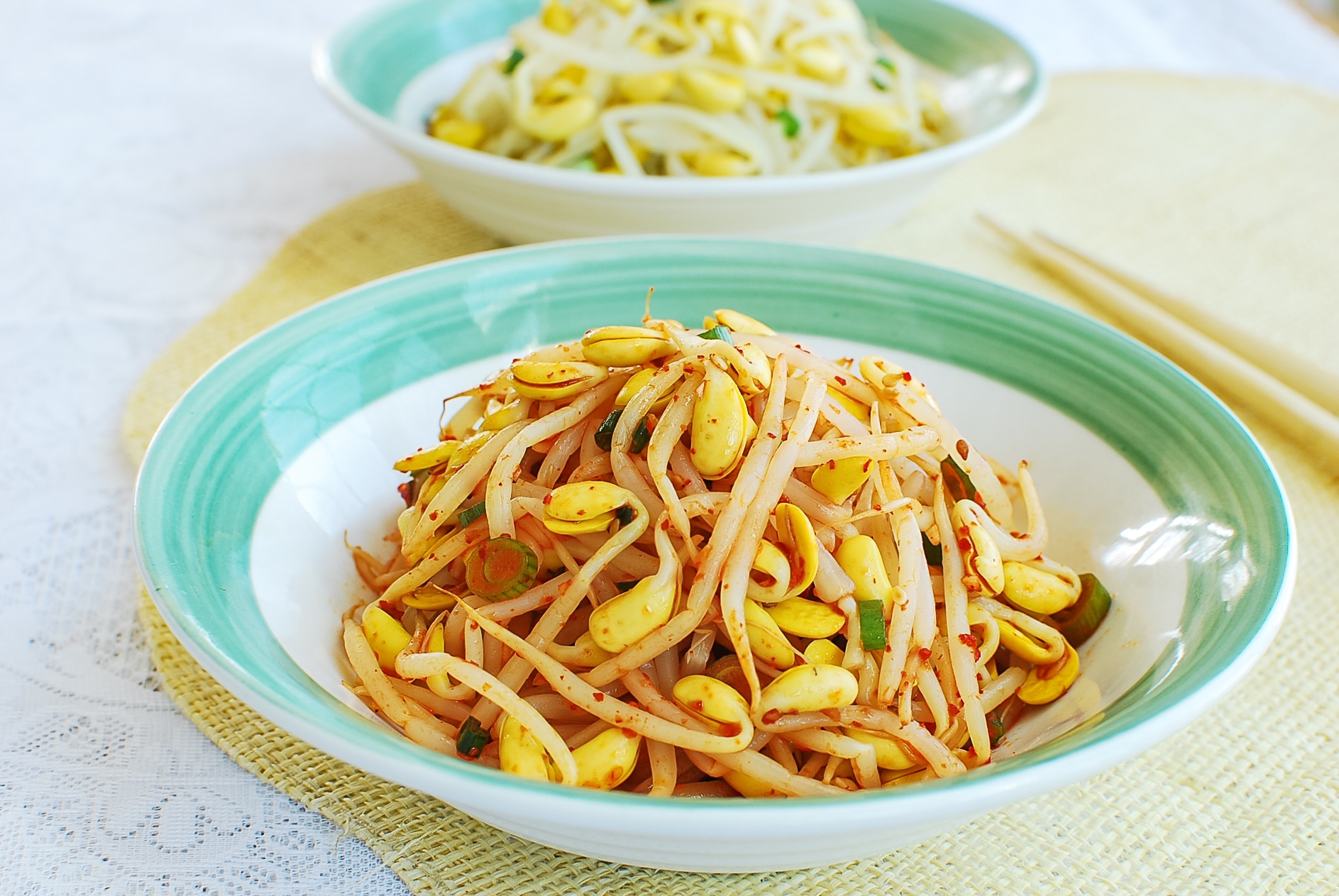 Kongnamul Muchim (Soybean Sprout Side Dish) Korean Bapsang