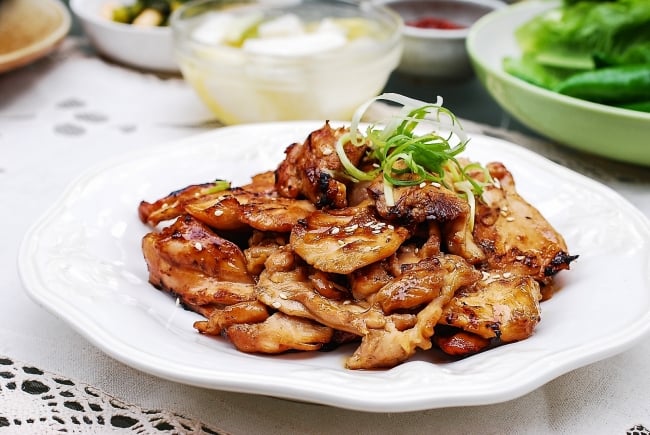 Korean Skewered Chicken