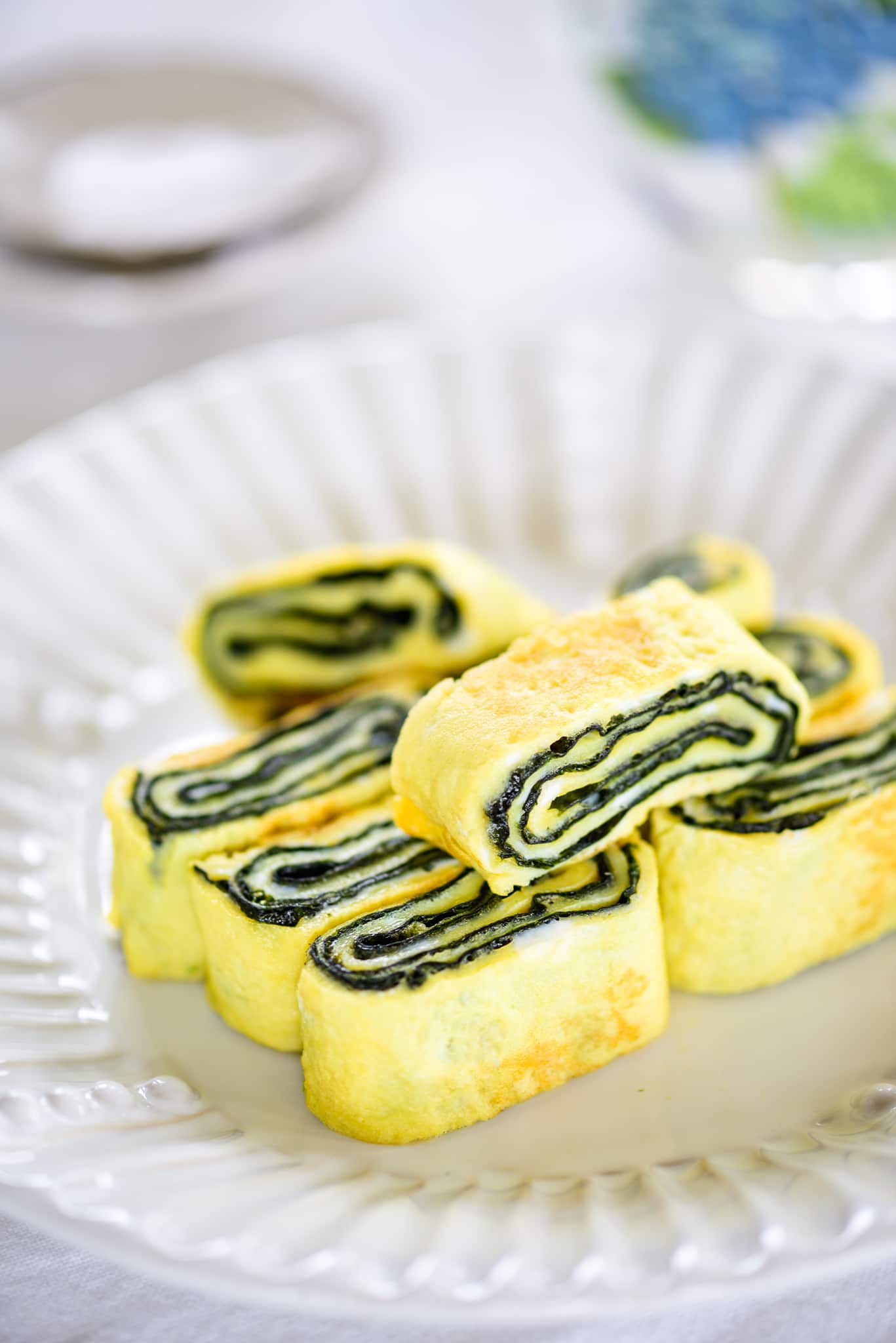 DSC0087 - Gyeran Mari (Rolled Omelette) with Seaweed