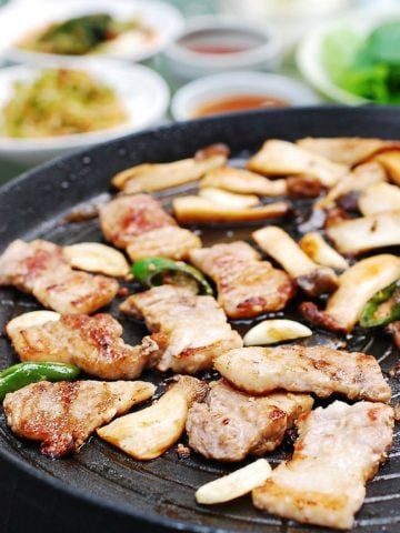 Korean pork belly BBQ