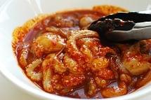 Baby octopus2 - Jjukkumi Gui (Spicy Grilled Baby Octopus)