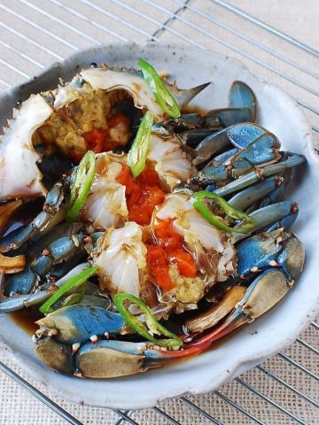 Gejang recipe (Soy marinated raw crabs)