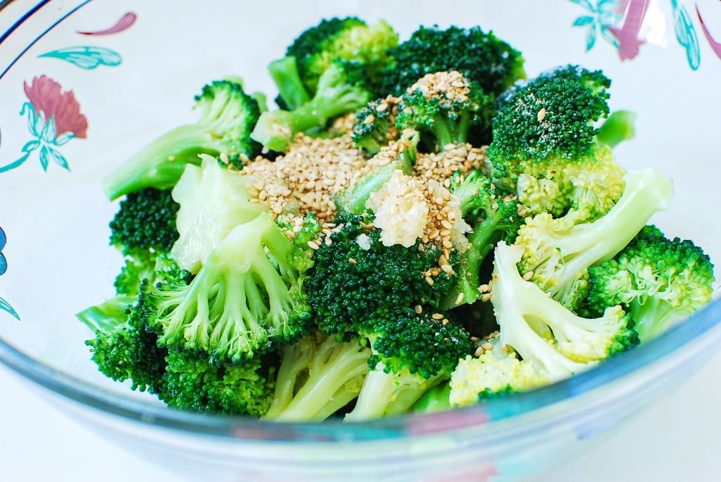 Sesame Broccoli Korean Bapsang