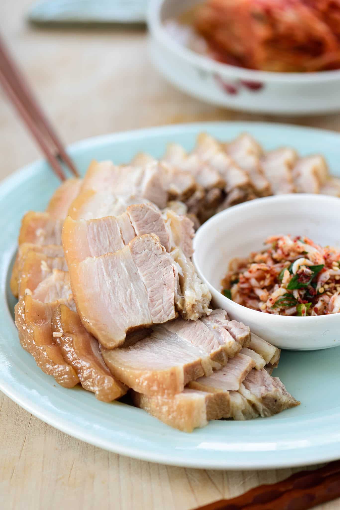 Bossam (Boiled Pork Wraps) DSC8403 01 - Bossam (Boiled Pork Wraps)