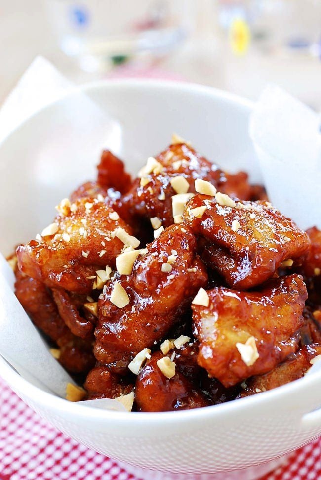 Dakgangjeong (Sweet Crispy Korean Fried Chicken)