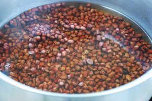 cooking azuki beans