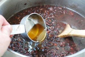 sweetened azuki beans