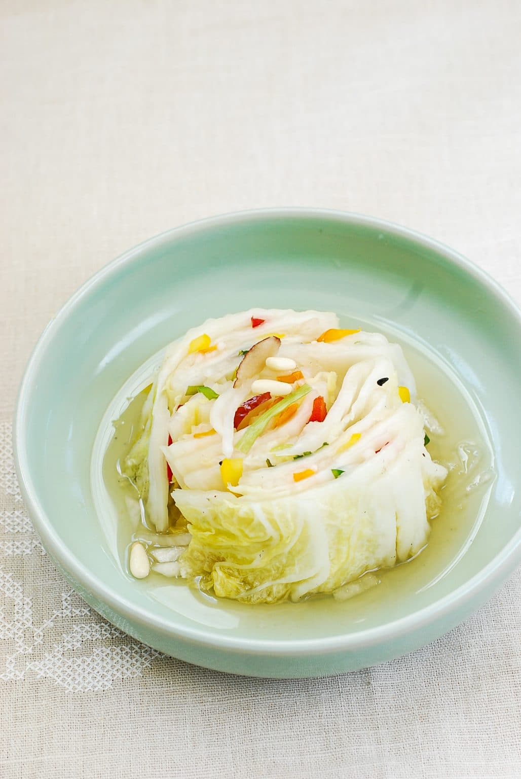 Baek Kimchi (White Kimchi) Korean Bapsang