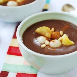 DSC 0760 e1422325294455 300x300 - Danpatjuk (Sweet Red Bean Porridge)