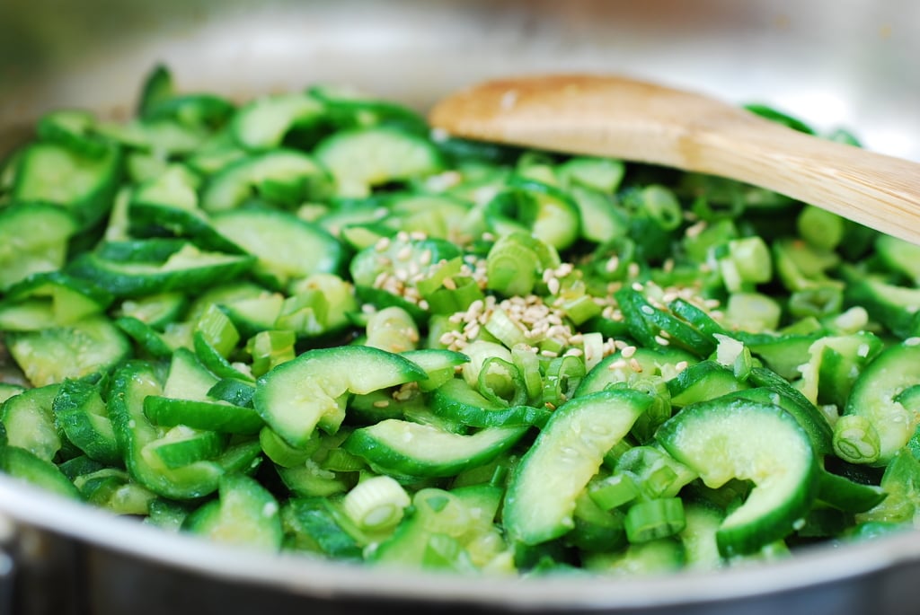 DSC 0866 1024x685 - Stir-fried Cucumbers (Oi Bokkeum)