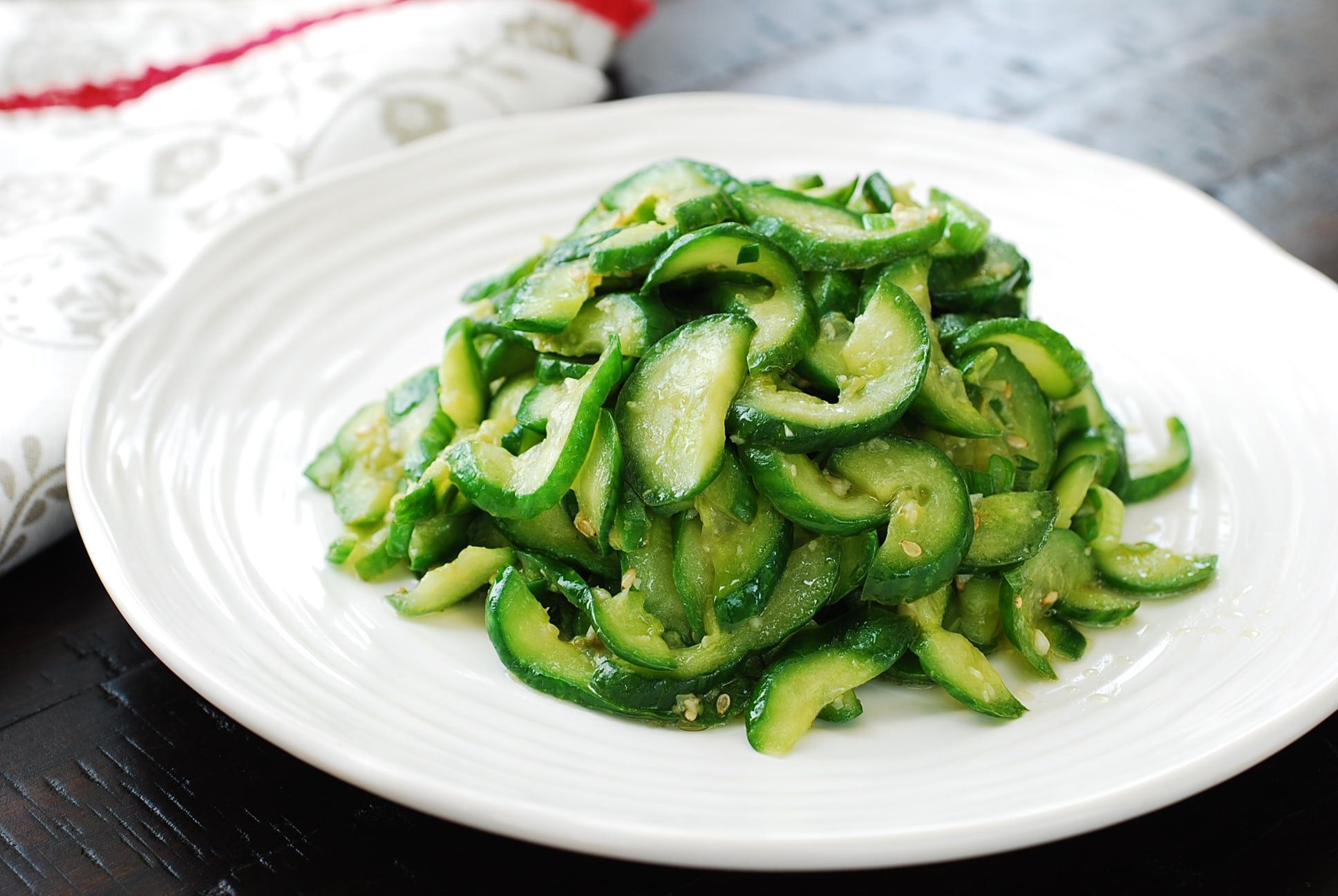 DSC 0887 - Stir-fried Cucumbers (Oi Bokkeum)