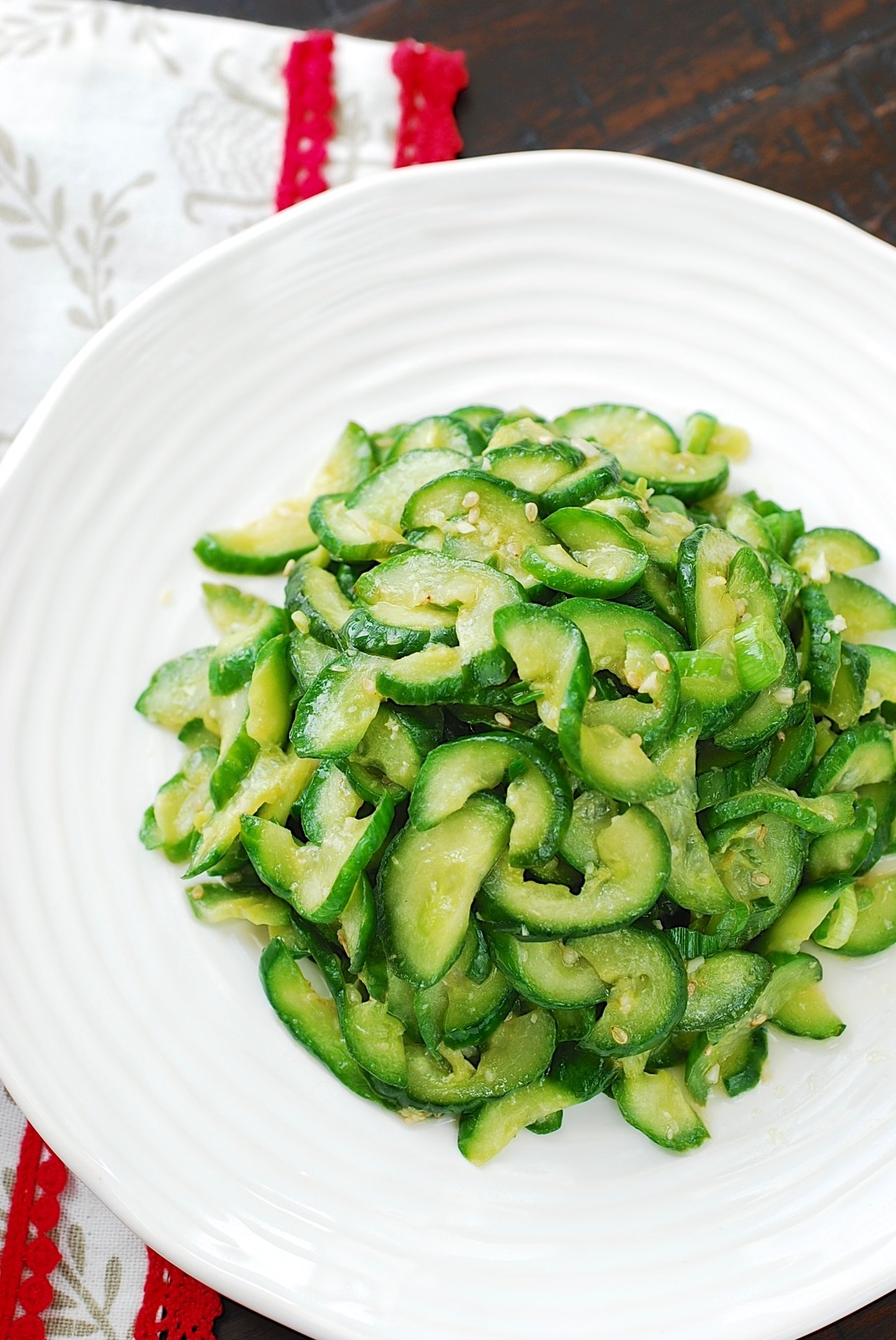 DSC 0911 1 - Stir-fried Cucumbers (Oi Bokkeum)