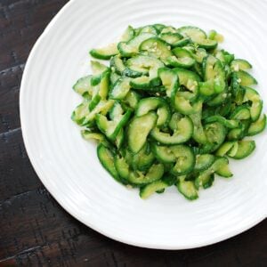DSC 0916 300x300 - Stir-fried Cucumbers (Oi Bokkeum)