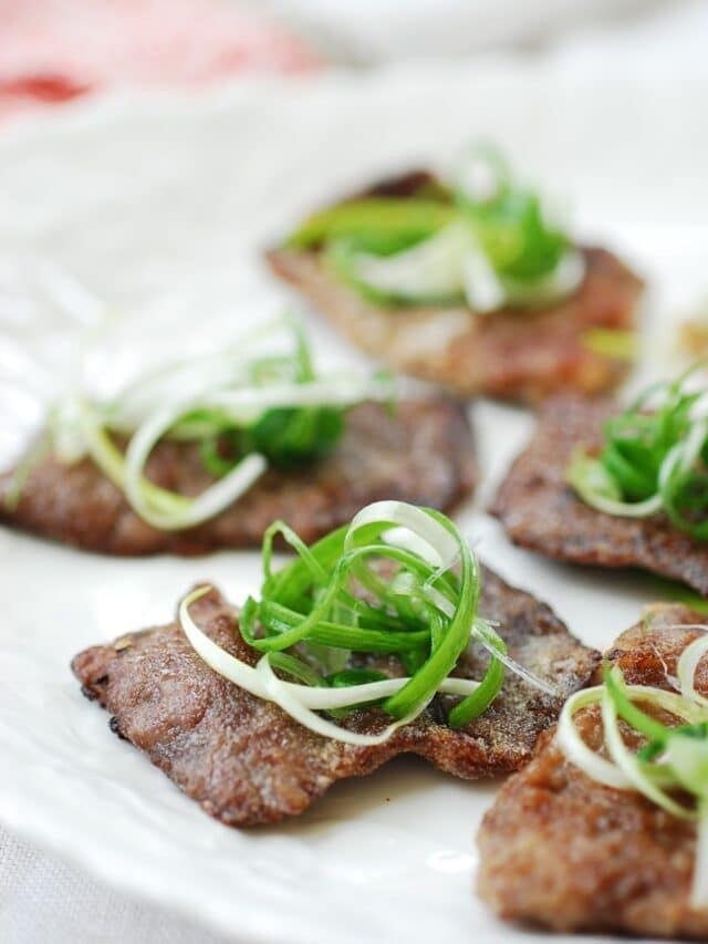Yukjeon (Pan-fried Battered Beef)