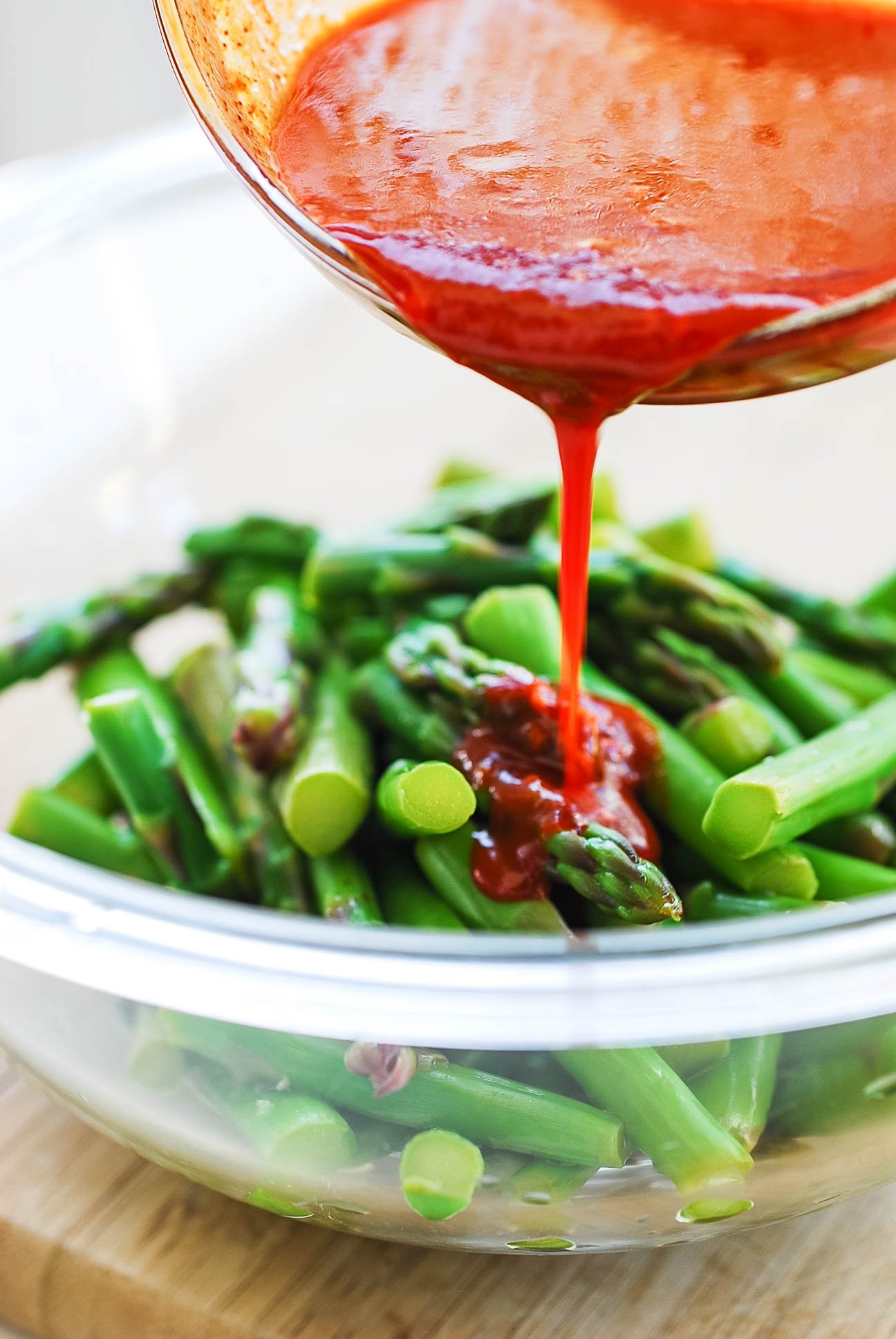 DSC 0733 1 - Asparagus with Gochujang Sauce