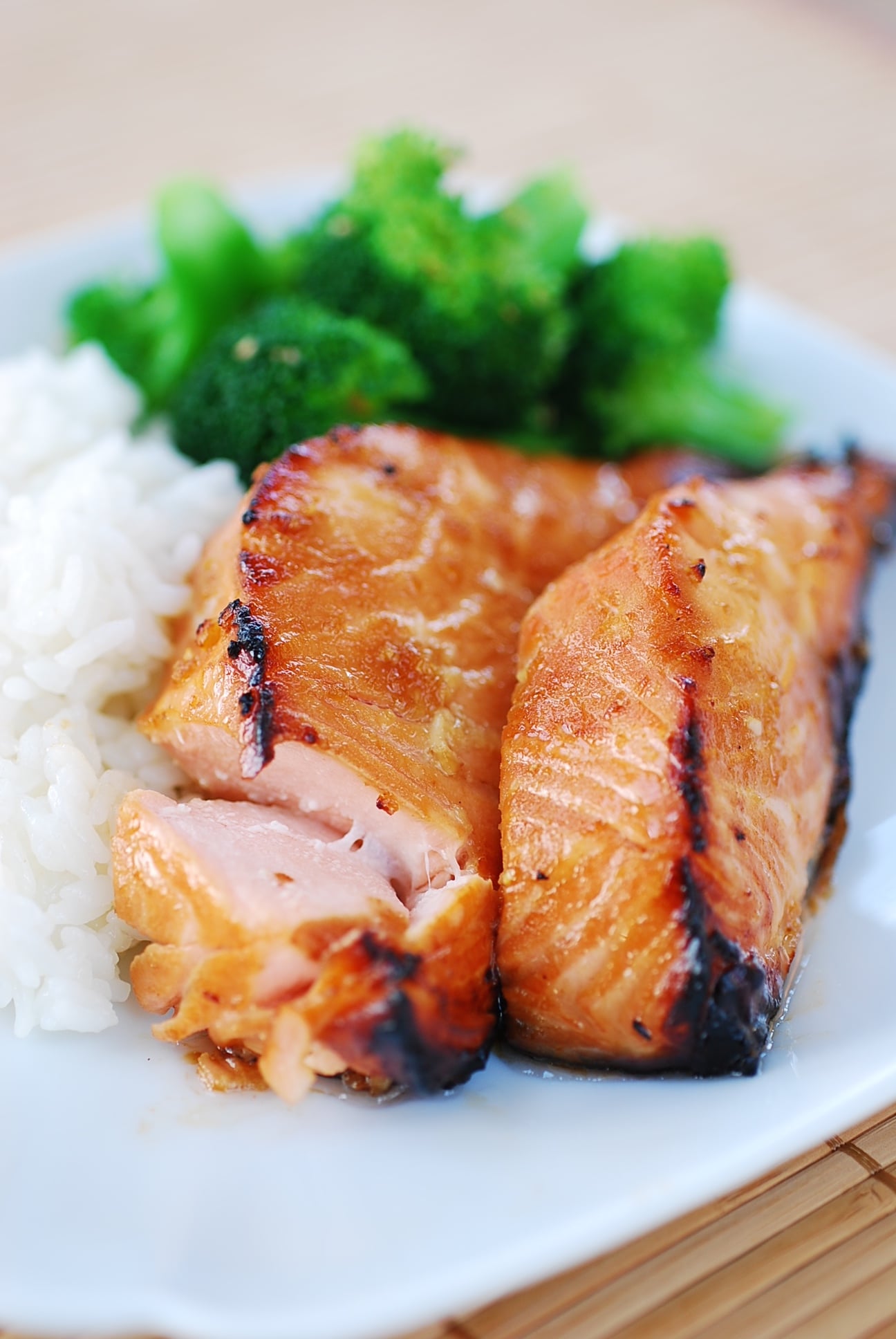 Korean flavored salmon 