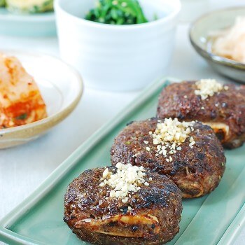 Korean short rib patties
