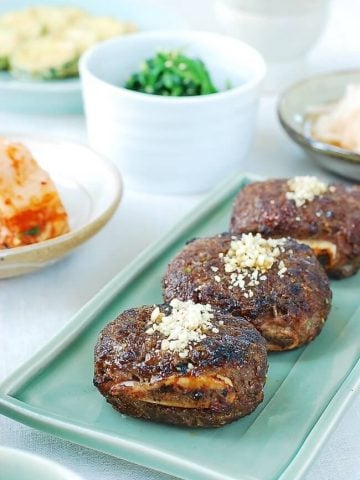 Korean short rib patties