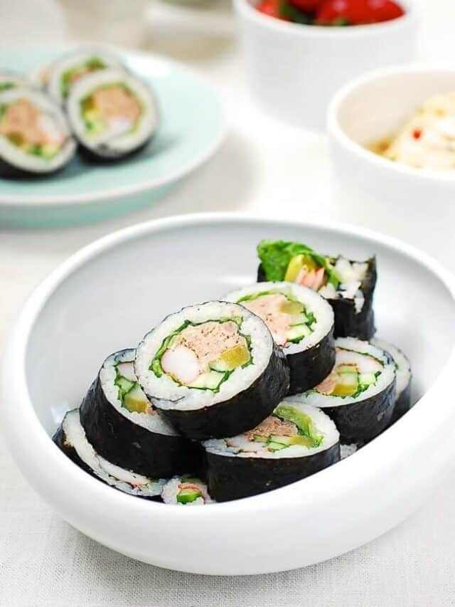 Tuna Gimbap Korean Bapsang