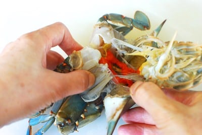 marinated raw crabs