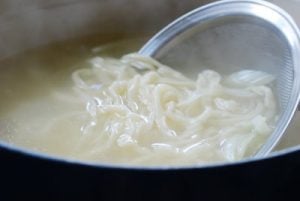 Korean chicken noodle soup