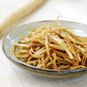 Braised Burdock root