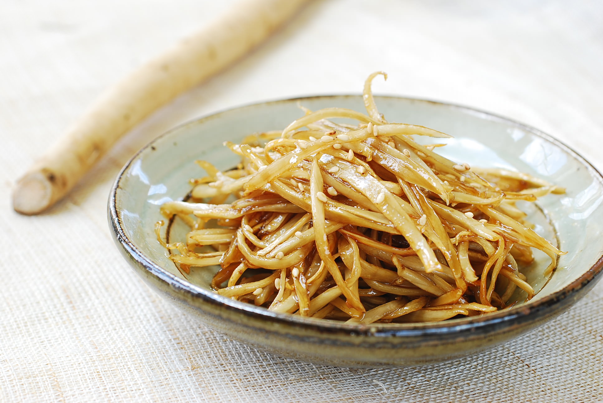Ueong Jorim (Braised Burdock Root)