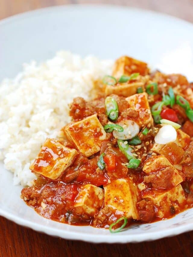 Mapo Tofu (Korean-Style) - Korean Bapsang