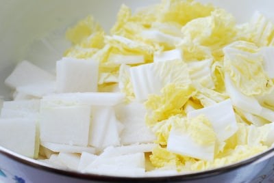 Nabak kimchi (water kimchi)