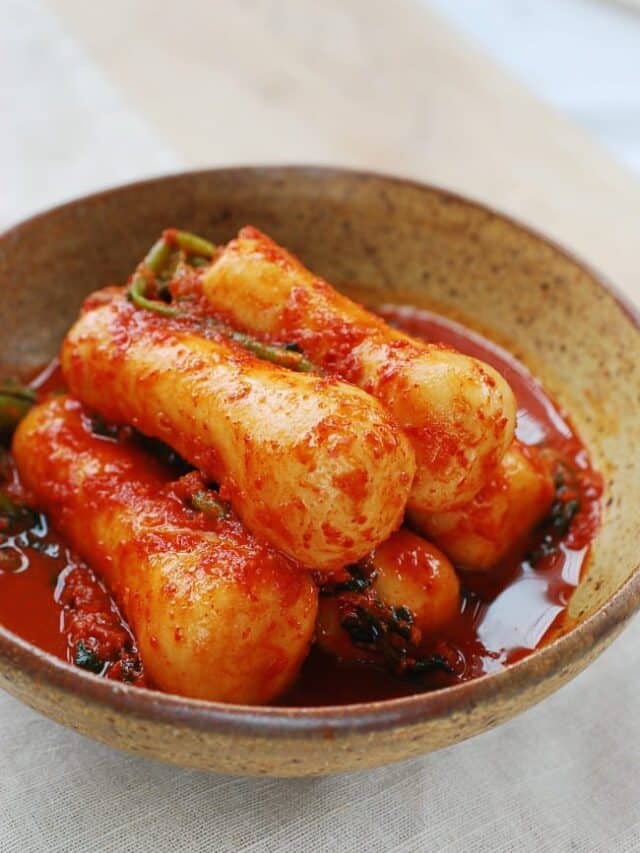 Ponytail Radish Kimchi Korean Bapsang