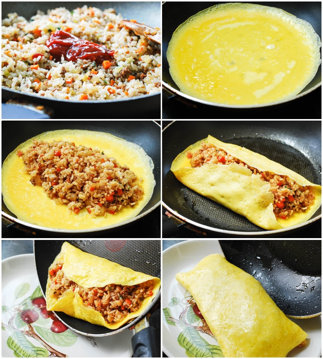 Blank 1083 x 1500 - Omurice (Omelette Rice)