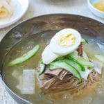Korean cold noodle soup