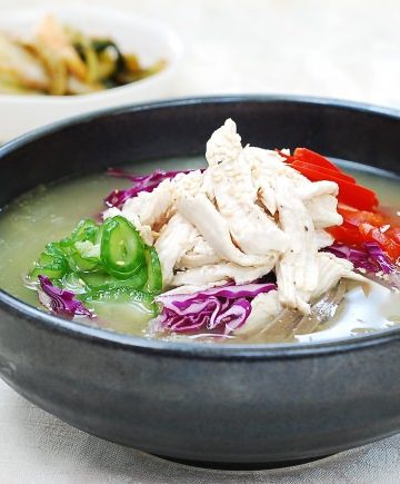 Chogyetang (Chilled Korean Chicken Soup)