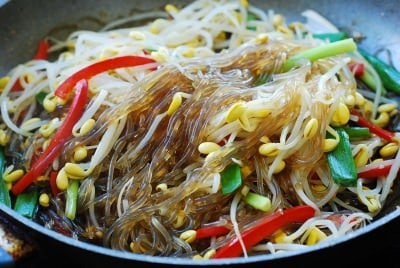 Kongnamul Japchae (Japchae with soybean sprouts