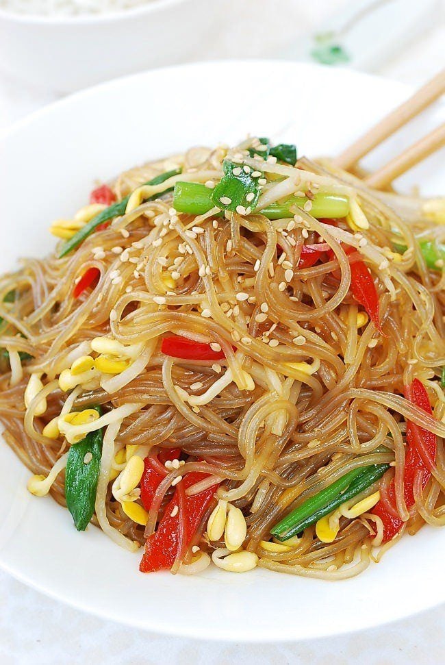 Kongnamul Japchae (Soybean Sprouts Japchae)